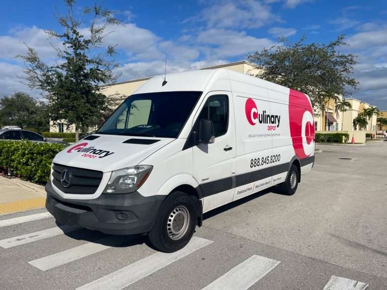 Culinary Depot commercial vehicle lettering project, photo 1 of 4