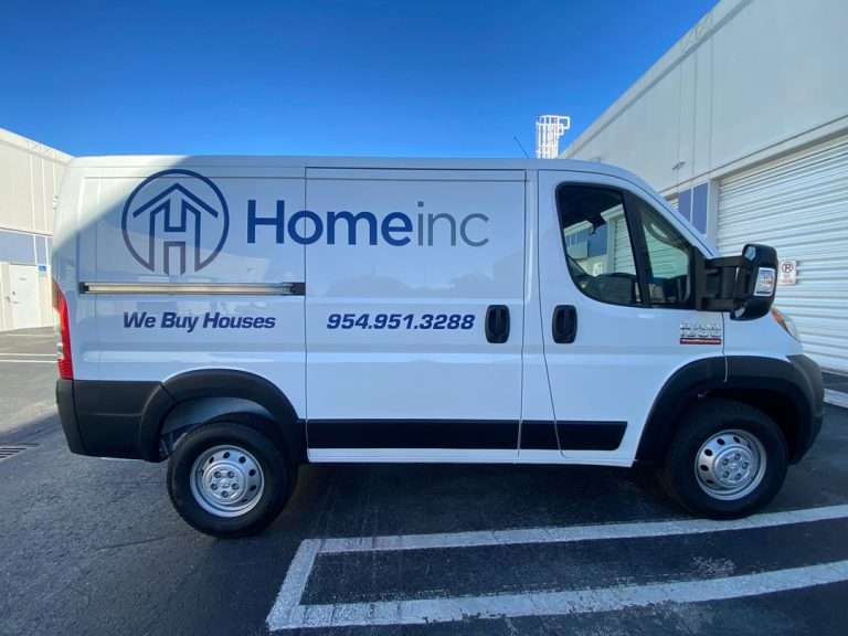 Home Inc. commercial vehicle lettering project, photo 3 of 3