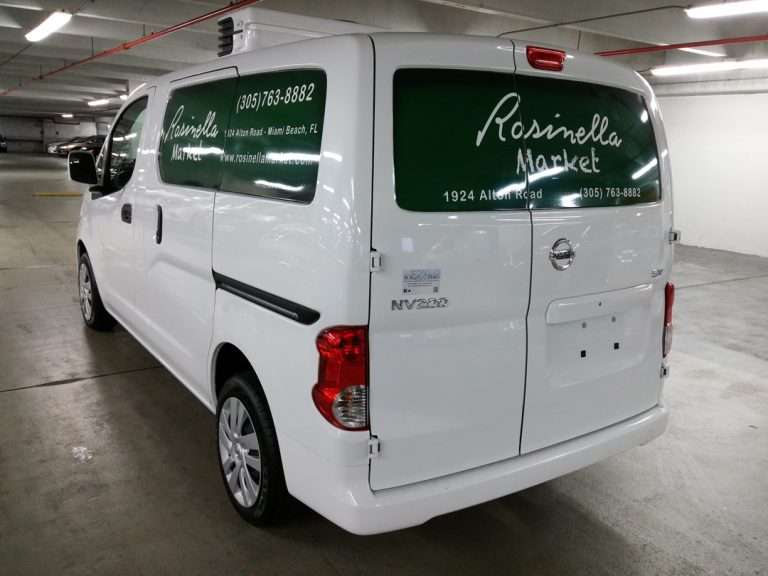 Rosinella Market commercial vehicle lettering project, photo 2 of 4