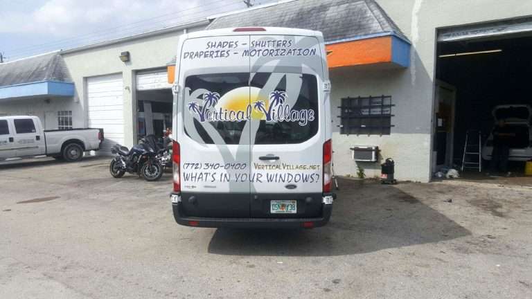 Vertical Village commercial vehicle lettering project, photo 3 of 3