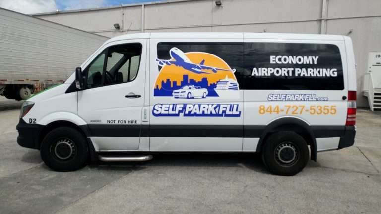 Self Park FLL commercial vehicle lettering project, photo 1 of 4
