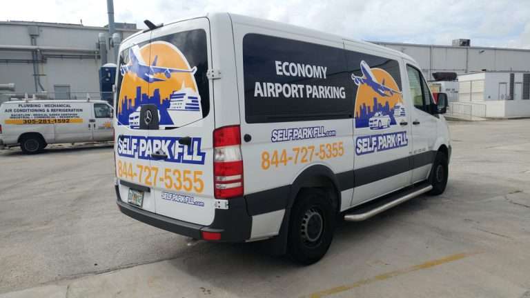 Self Park FLL commercial vehicle lettering project, photo 3 of 4