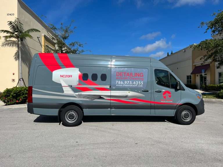 Clean Takeoff commercial vehicle lettering project, photo 1 of 7