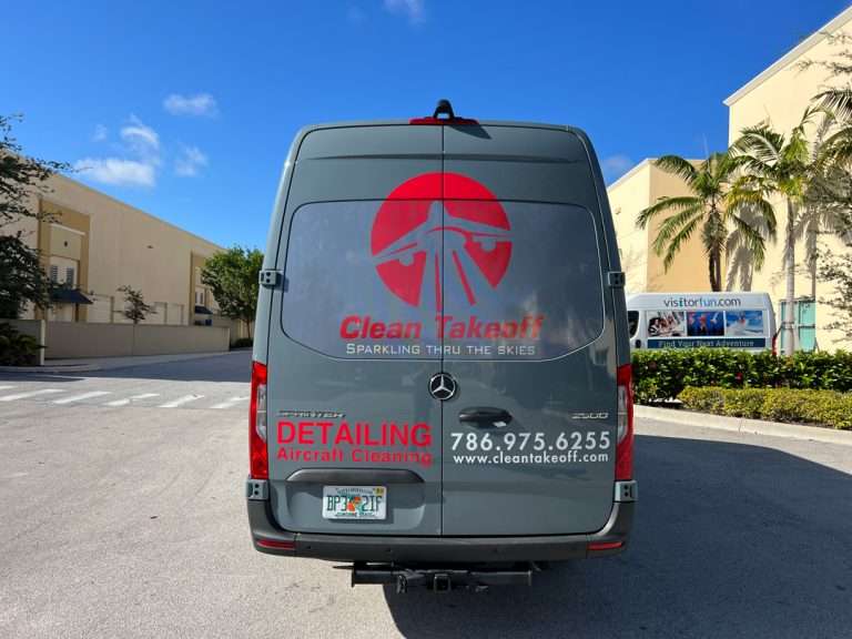 Clean Takeoff commercial vehicle lettering project, photo 3 of 7