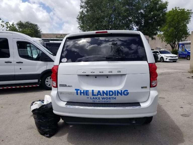 The Landing commercial vehicle lettering project, photo 3 of 3