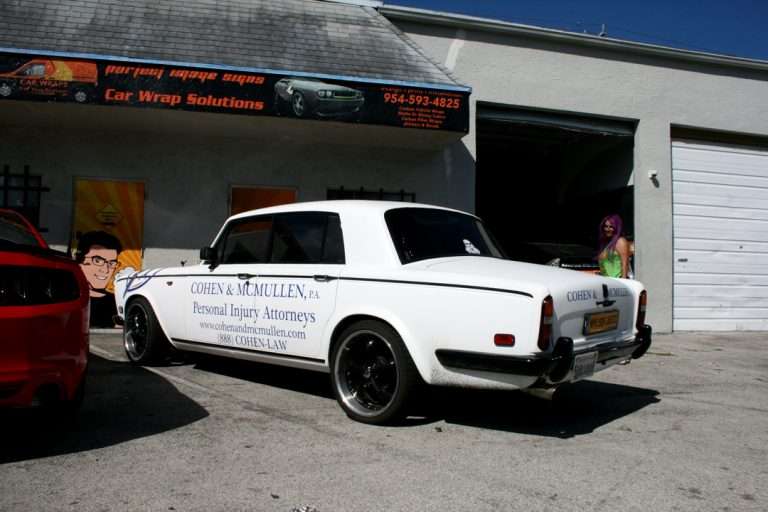 Cohen & McMullen Attorneys commercial vehicle lettering project, photo 3 of 4