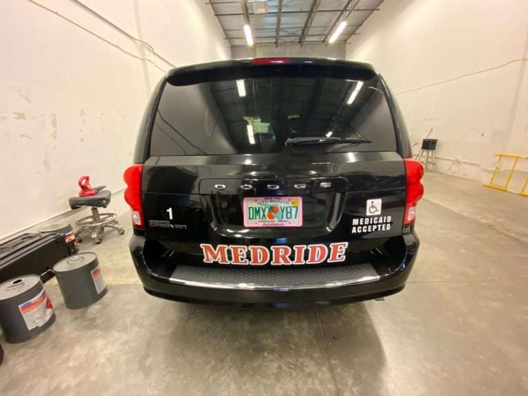 MedRide commercial vehicle lettering project, photo 3 of 3