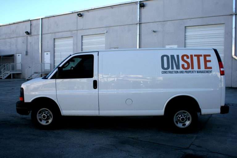 On Site commercial vehicle lettering project, photo 5 of 8