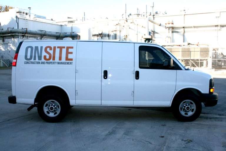 On Site commercial vehicle lettering project, photo 7 of 8