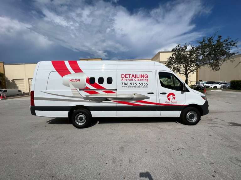 Clean Takeoff commercial vehicle lettering project, photo 6 of 7