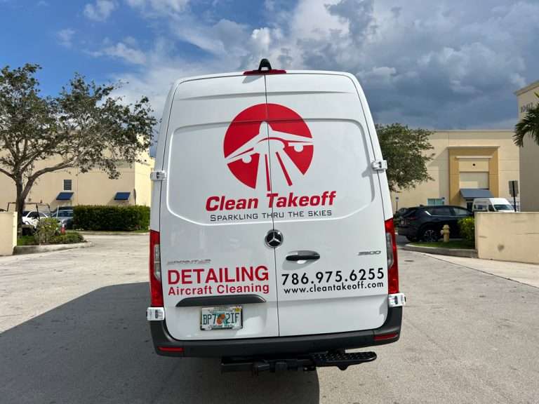 Clean Takeoff commercial vehicle lettering project, photo 7 of 7