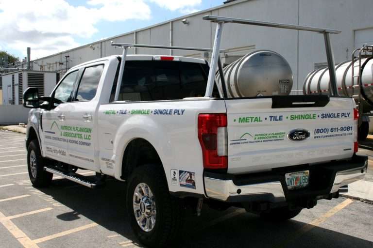 Patrick N. Flanagan & Associates commercial vehicle lettering project, photo 2 of 8
