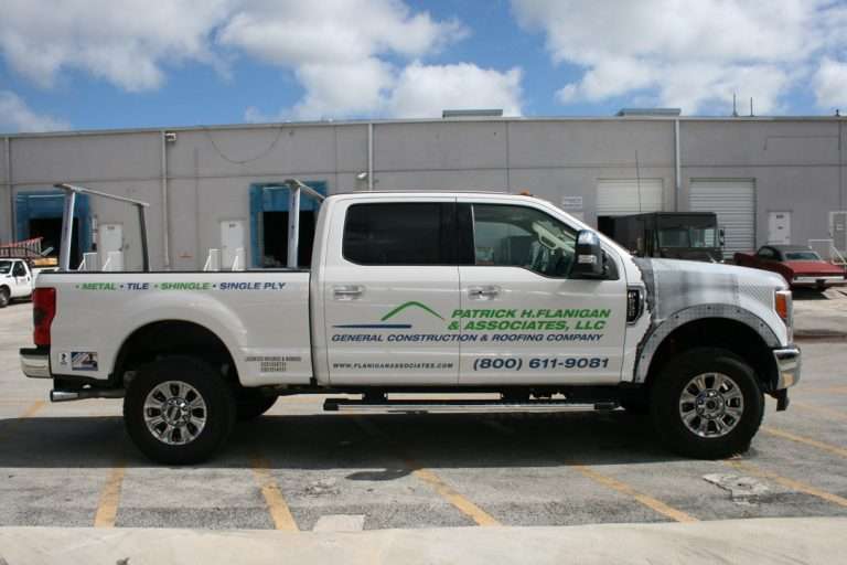 Patrick N. Flanagan & Associates commercial vehicle lettering project, photo 3 of 8