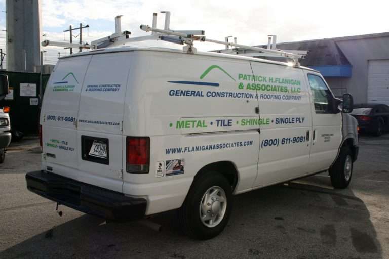 Patrick N. Flanagan & Associates commercial vehicle lettering project, photo 7 of 8