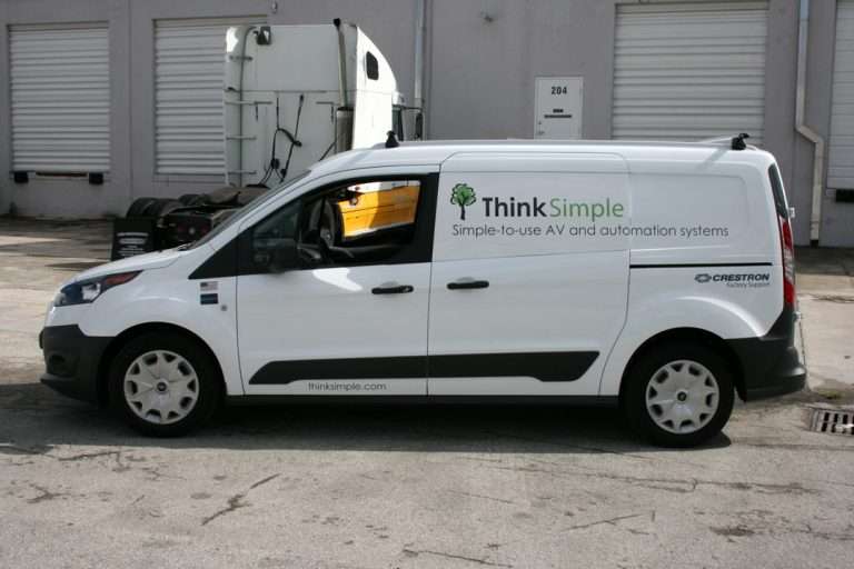Think Simple commercial vehicle lettering project, photo 1 of 12