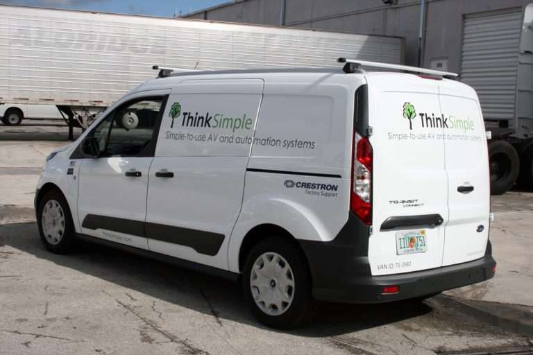 Think Simple commercial vehicle lettering project, photo 2 of 12