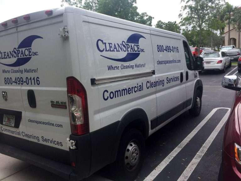 Clean Space commercial vehicle lettering project, photo 1 of 11