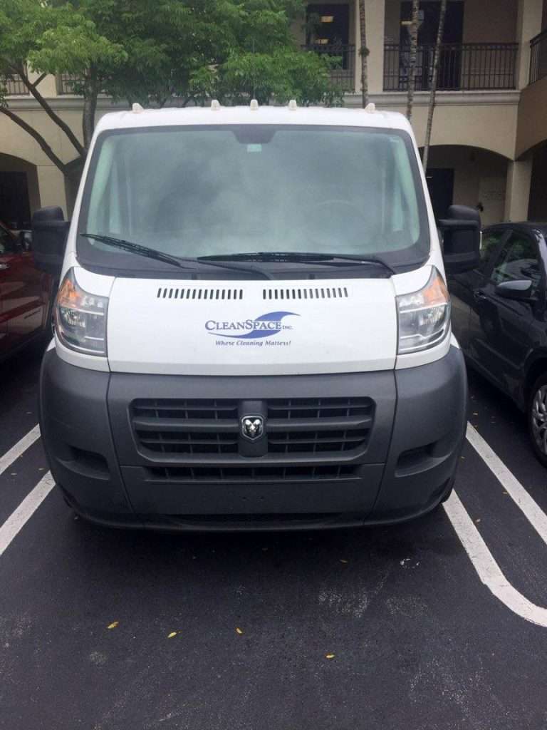 Clean Space commercial vehicle lettering project, photo 2 of 11
