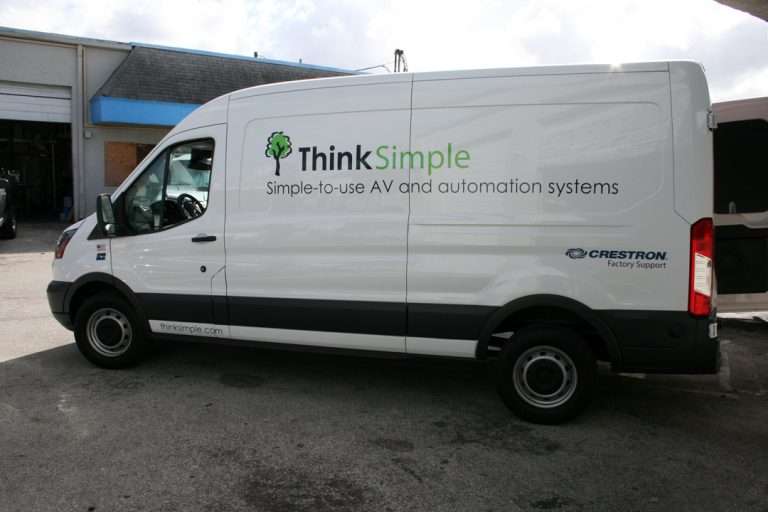 Think Simple commercial vehicle lettering project, photo 5 of 12