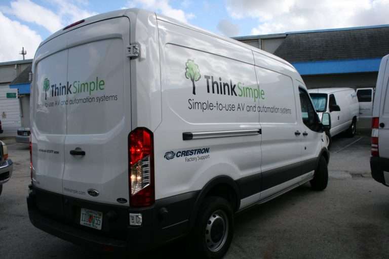 Think Simple commercial vehicle lettering project, photo 6 of 12