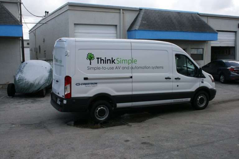 Think Simple commercial vehicle lettering project, photo 7 of 12