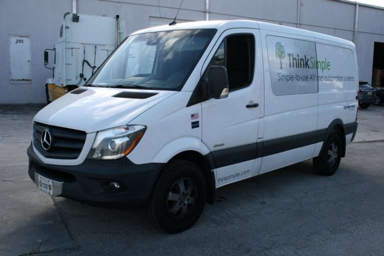 Think Simple commercial vehicle lettering project, photo 9 of 12