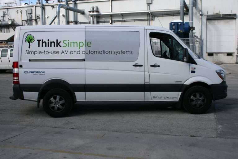 Think Simple commercial vehicle lettering project, photo 11 of 12
