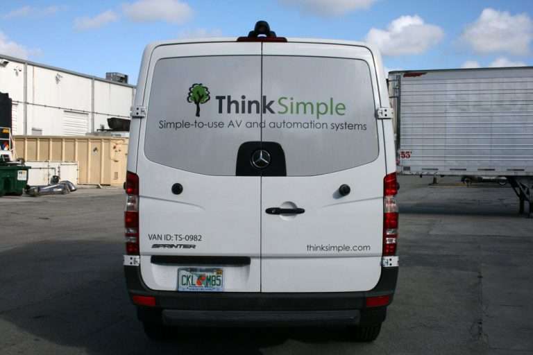 Think Simple commercial vehicle lettering project, photo 12 of 12