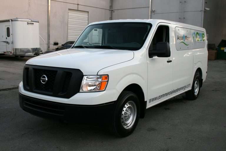 CWE Qua Mizer commercial vehicle lettering project, photo 1 of 4