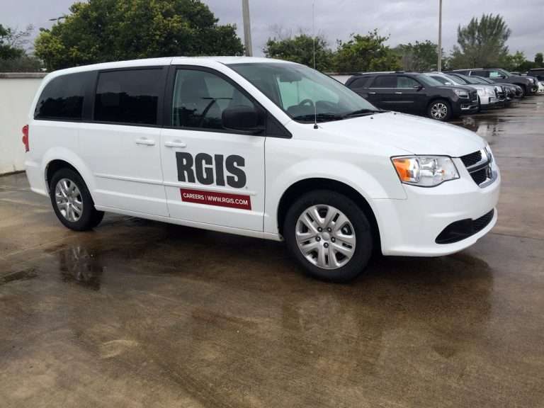 RGIS commercial vehicle lettering project, photo 2 of 3