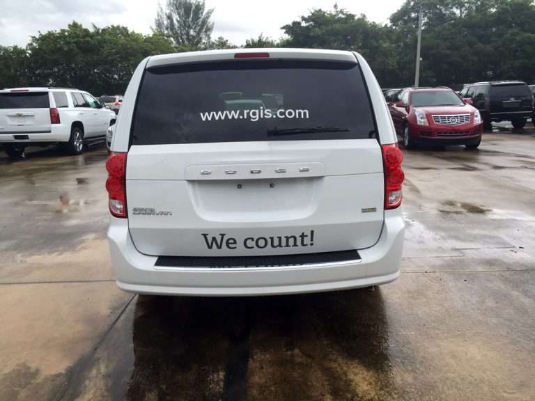 RGIS commercial vehicle lettering project, photo 3 of 3