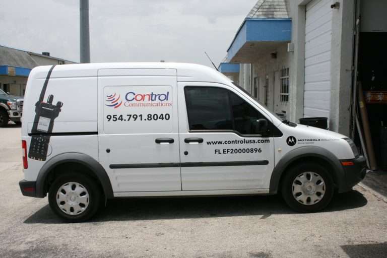 Control Communications commercial vehicle lettering project, photo 1 of 4