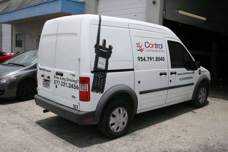 Control Communications commercial vehicle lettering project, photo 2 of 4