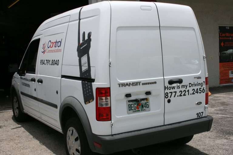 Control Communications commercial vehicle lettering project, photo 3 of 4