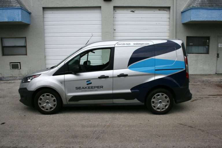 Seakeeper commercial vehicle lettering project, photo 1 of 4