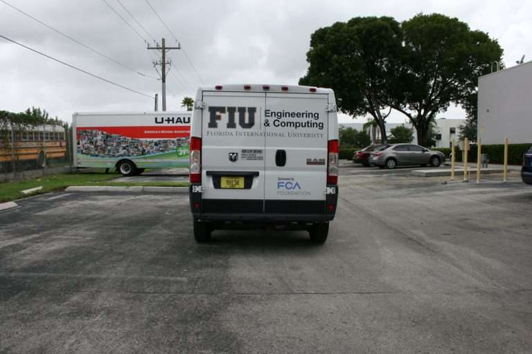 FIU Engineers commercial vehicle lettering project, photo 4 of 4