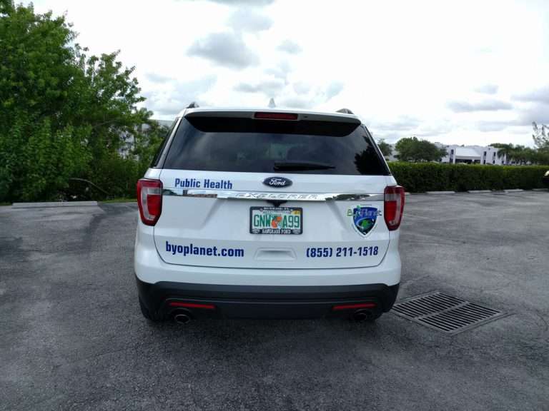 BYO Planet commercial vehicle lettering project, photo 4 of 4