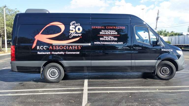 RCC Associates commercial vehicle lettering project, photo 4 of 4