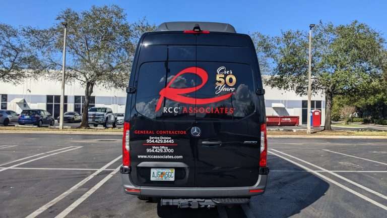RCC Associates commercial vehicle lettering project, photo 3 of 4