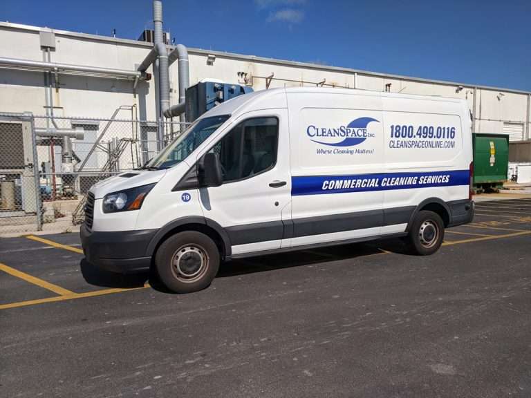Clean Space commercial vehicle lettering project, photo 8 of 11