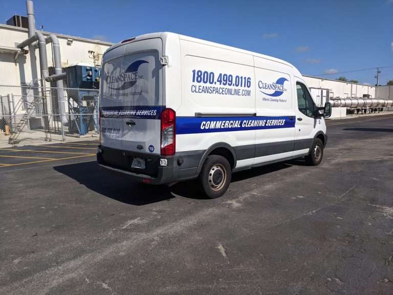 Clean Space commercial vehicle lettering project, photo 9 of 11