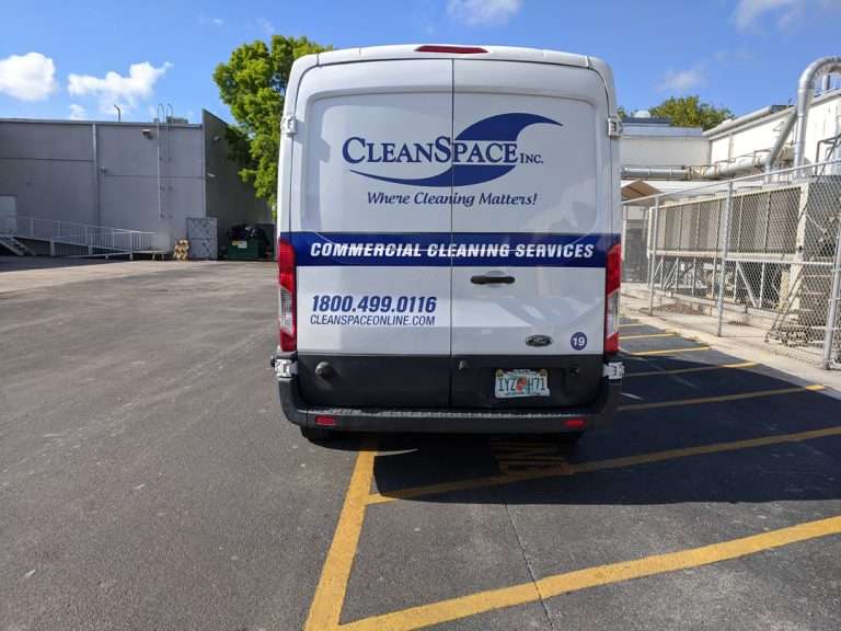 Clean Space commercial vehicle lettering project, photo 11 of 11